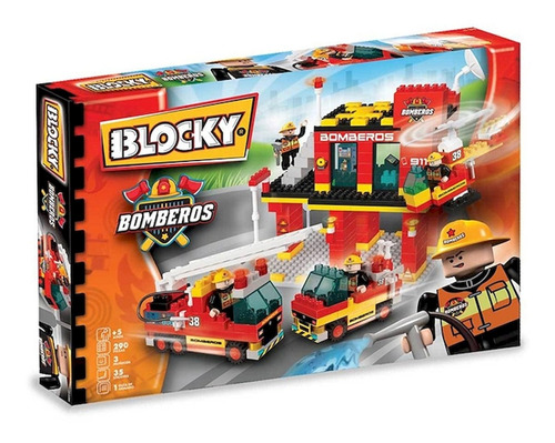 Bloque Blocky Bombero N°3 290pzas