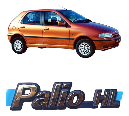 Insignia Trasera Fiat Palio Hl 97/98 Original 