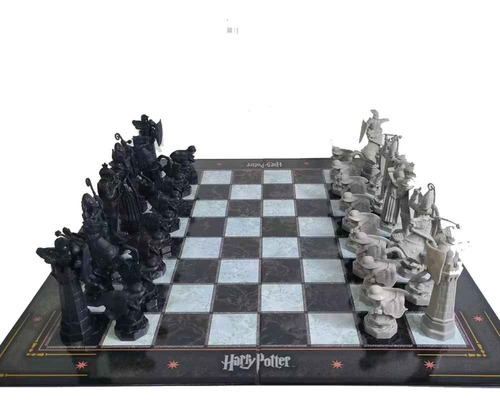 Juego De Mesa Ajedrez Mágico Harry Potter 32 Piezas