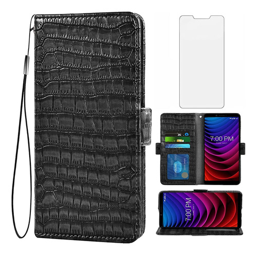 Funda Tipo Cartera Coolpad Legacy Con Película Protectora Y