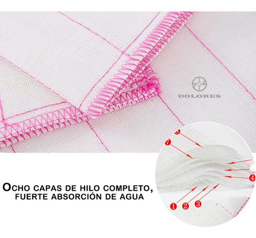 20pcs Rejilla Metalica Paño Microfibra Toalla Cocina Trapo