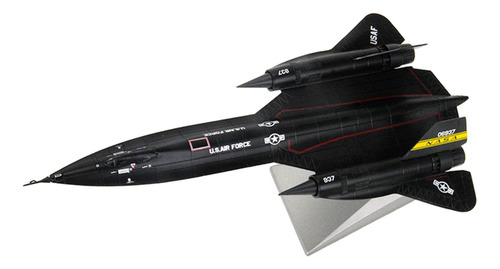 2 Uds Metal 1/144 Escala Sr-71a Fighter Modelo Avión