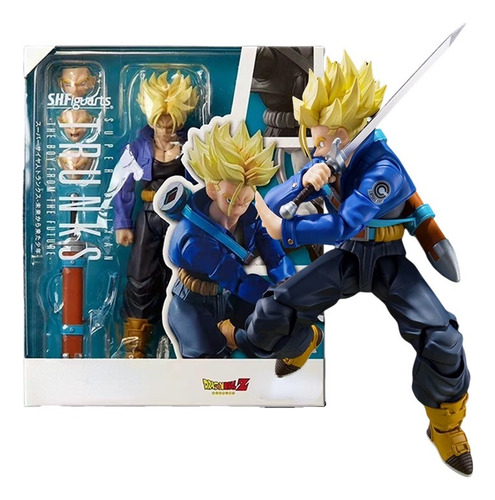 Figura De Acción Trunks Super Saiya Dragon Ball Z Articulado