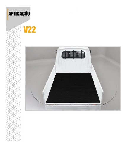 Tapete Proteção Da Caçamba Effa V22 Em Pvc 4mm Plastificado
