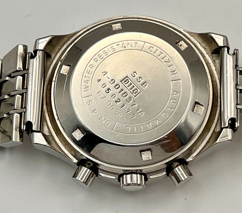 Citizen Chronograph Automatico Doble Calendario 1970#039 Plateada Claro Negro (Usado)
