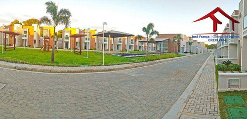 Casa Com 3 Dormitórios À Venda, 95 M² Por R$ 359.000,00 - Eusébio - Eusébio/ce - Ca0094