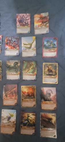 Lote Caja De Cartas Fantasy Riders, Panini (Usado)