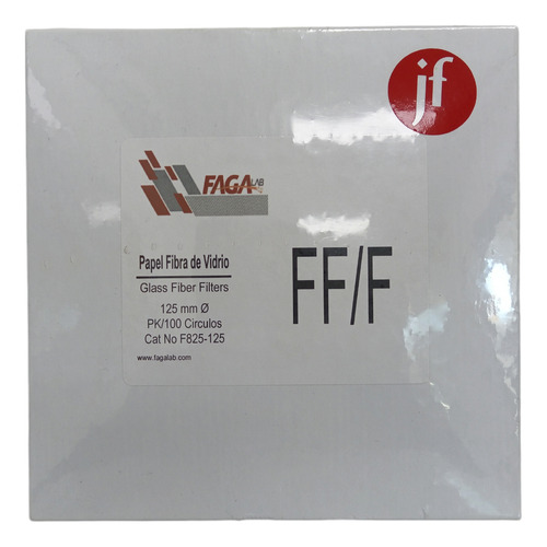 Papel Fibra De Vidrio Fagalab C/100 125mm Ff/f (gf/f)