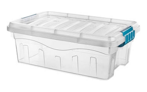 Caja / Cesta Organizadora De 11 Lts. Con Tapa Y Trabas