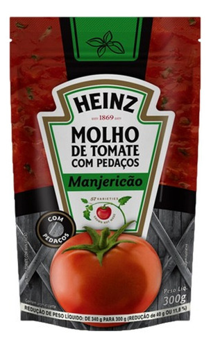 Molho De Tomate Heinz Manjericão 300g