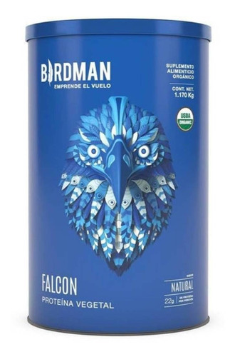 Proteína Vegetal Orgánica Falcon Protein 1.170kg Birdman Sabor Natural