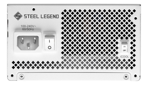 Fonte Asrock Steel Legend White, 850w, Full Modular