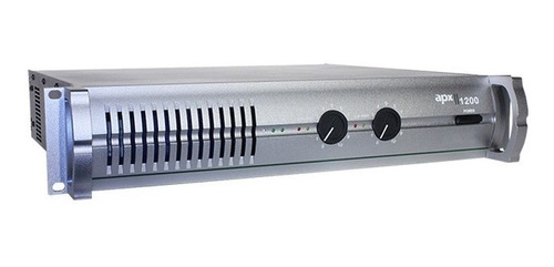 Amplificador De Potencia Profesional Modelo Apx 1200 Original Tecshow Pro 640w. + 640w. Reales En 4 Ohms De 2 Canales