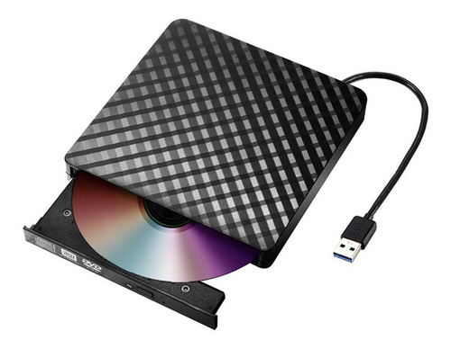 Gravador Leitor Dvd Cd Externo Usb 3.0 Portátil Pc Notebook