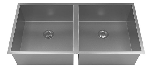 Cuba Dupla + Calha Acessório 40x20 Aço Inox 304 Ecosul