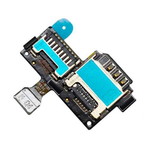 Conector Slot Sim Card Chip Galaxy S4 Mini I9192 I9195 I9190