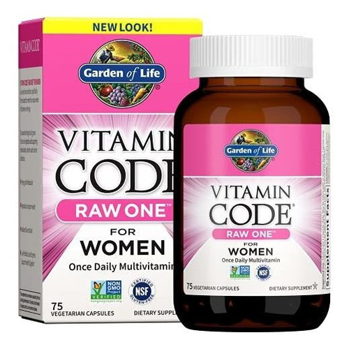 Garden Of Life Vitamina  Code Raw One For Women, Once Daily