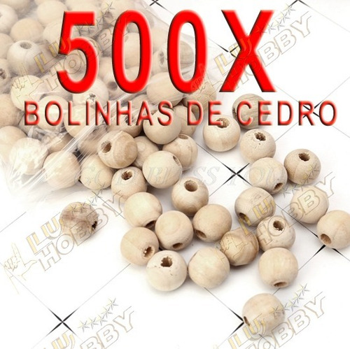 500 Bolinhas De Cedro Roupas Anti Traça Mofo Bolor Canforada