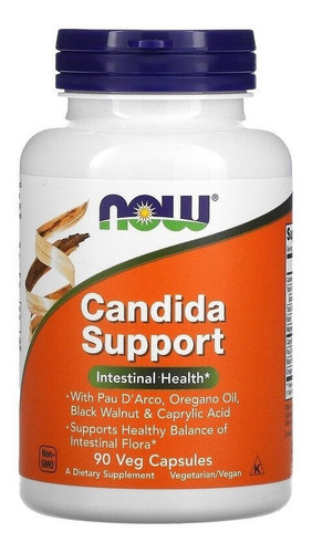 Now Foods Refuerzo Para La Candida Support 90vegcaps Sfn