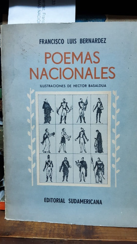 Poemas Nacionales. Ilustraciones De Hector Basaldua. Bernard