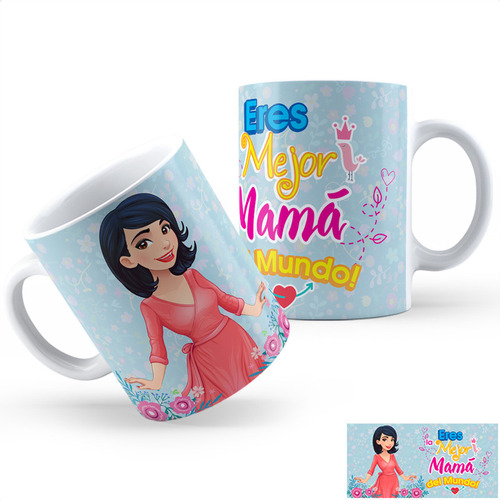 Taza Cerámica Mejor Mama Calidad