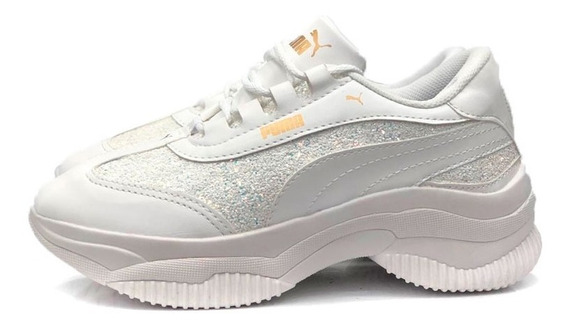 tenis puma brilhoso