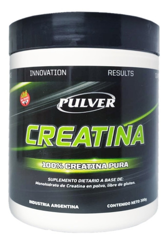 Creatina Monohidrato 300 Grs Pulver Micronizada Pura 100% Ultra Fina Mejor Asimilación Rendimiento Previene Fatiga Masa