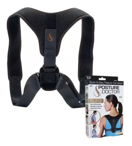 Imagen 1 de 9 de Corrector De Postura Y Espalda Unisex - Posture Doctor