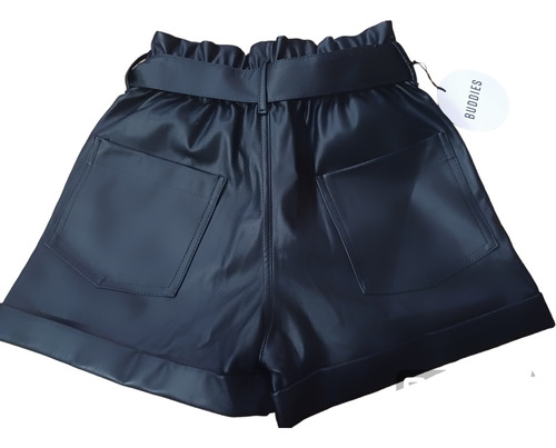 Short Engomado Buddies Talle S Negro Con Lazo