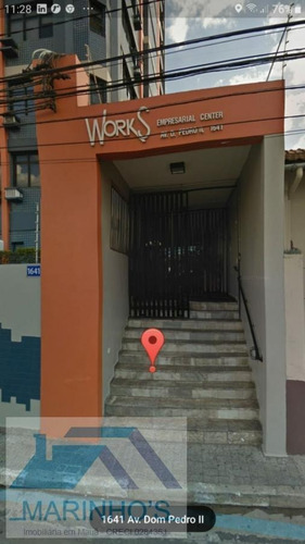 Imagem 8 de 10 de Sala Comercial Para Venda Em Santo André, Campestre, 2 Banheiros - 240_1-1487030