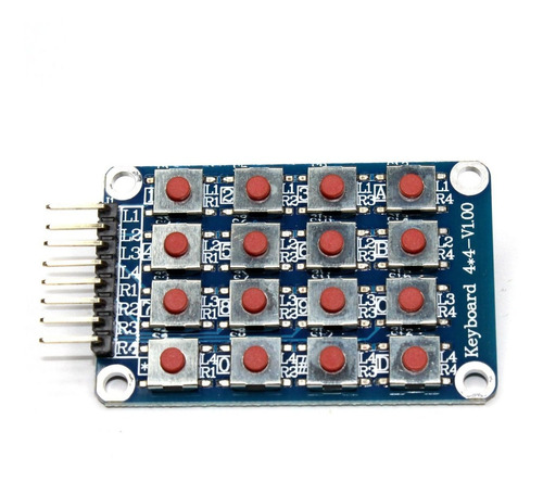  Módulo Matriz 4x4 16 Botónes Para Arduino 