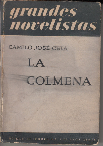 1951 Camilo Jose Cela La Colmena 1a Edicion Novela Española