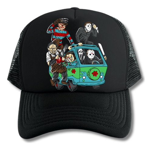 Gorra Trucker Friends Terror Series Black