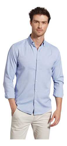 Camisa Devré Casual Ratier Azul Claro Hombre 42d000289060