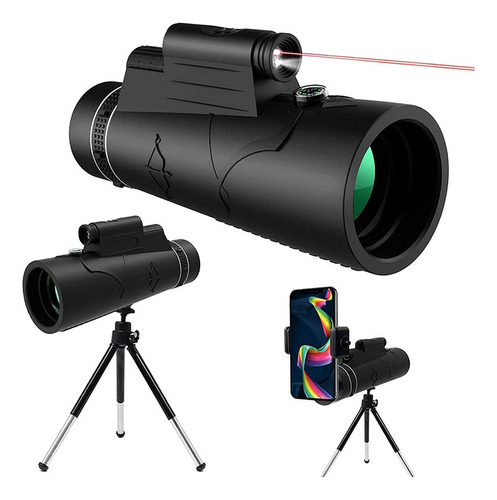 Telescopio Monocular Larga Distancia Zoom Potentes Láser