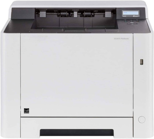 Impresora a color simple función Kyocera Ecosys P5026Cdw con wifi blanca y negra 120V