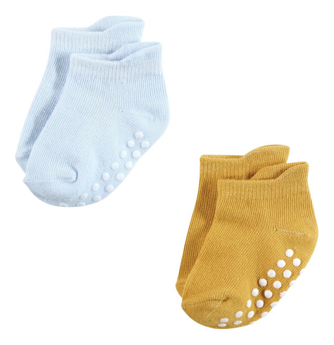 Hudson Baby Unisex-bebé Antideslizante No-show Calcetines...