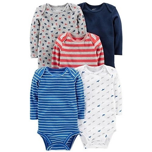 Ropa Para Bebé Paquete De 5 Bodys De Algodón Talla Preemie