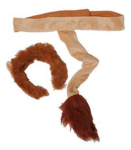 Kids Plush Lion Headband Ears  Tail Jungle B003namnxq1