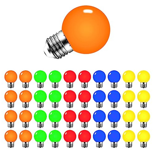 Bombillas Led E26 De Colores, Equivalente 3w 30w, Base ...