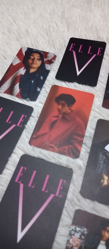 Bts - Set De 9 Photocard - Elle X V (taehyung) 1ra Parte
