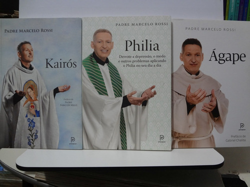 3 Livros Padre Marcelo Rossi Philia Agape E Kairós