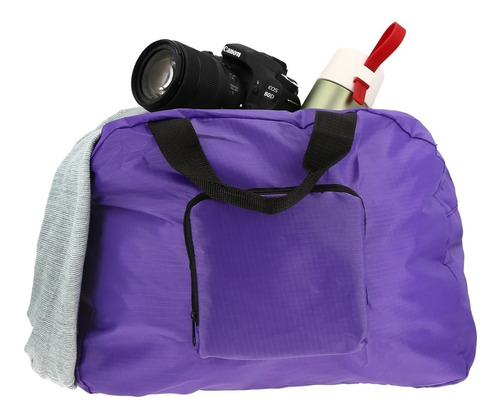 Maleta Plegable Con Bolsa Frontal