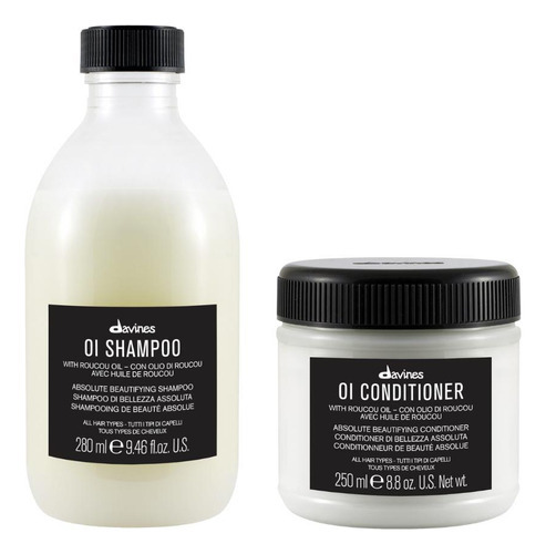  Kit Oi Davines (shampoo + Condicionador)