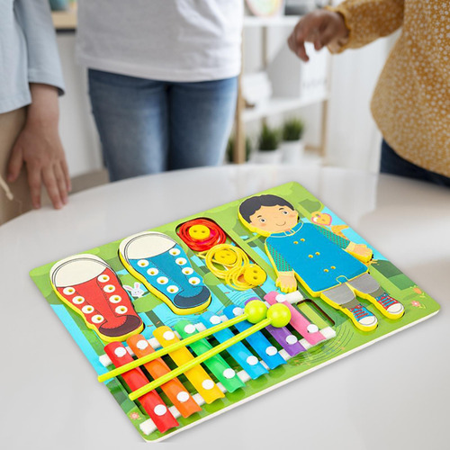 Busy Board Para Niños, Juguete Sensorial Busy Board Montesso