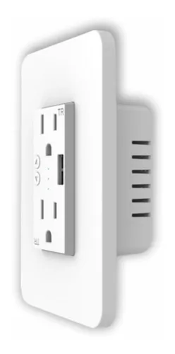 Enchufe Tomacorriente Inteligente Nexxt Wi fi Nhe w100 Usb Color