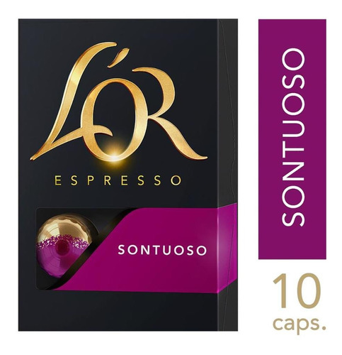 Cápsulas De Café L'or Sontuoso 10un