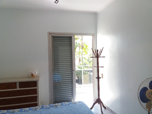 Vendo Apto. Mobiliado Praia Do Itararé, Prédio De Frente Para A Praia 2 Quartos(+1) - Ótima Localização