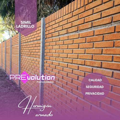 Cercos Paredones Económicos Ofertas Premoldeados Pared Símil Gris