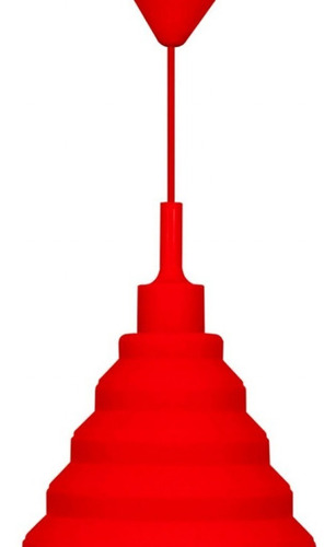 Luminária Lustre Make Color Modular Vermelho E27 Taschibra 110V/220V